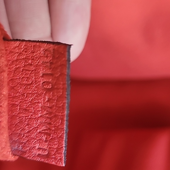 CELINE Luggage Mini Vermilion Bag. - Picture 6 of 9